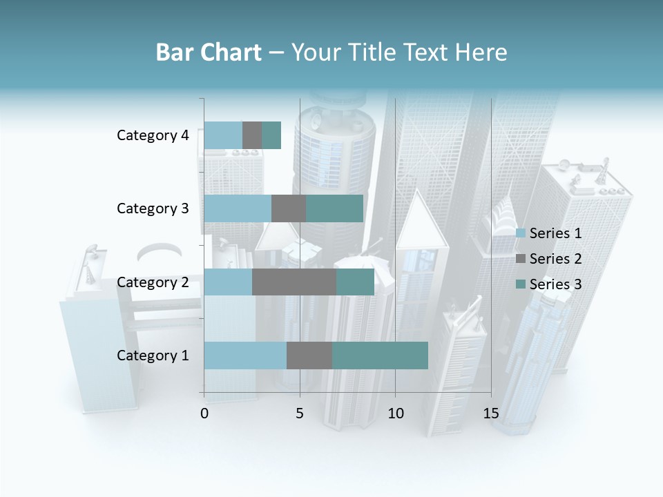 Growth Architecture City PowerPoint Template