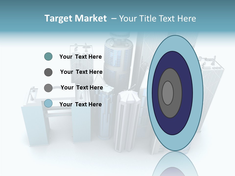 Growth Architecture City PowerPoint Template