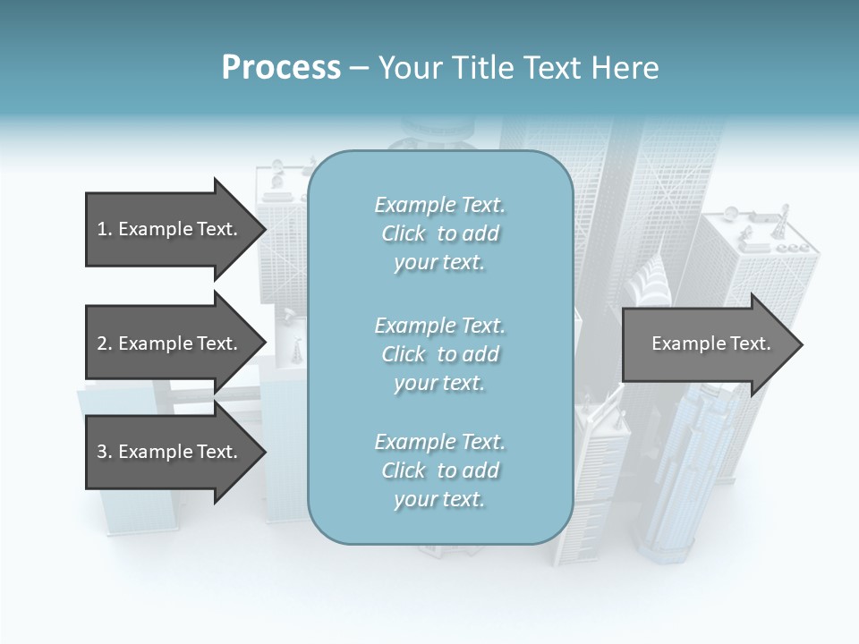 Growth Architecture City PowerPoint Template