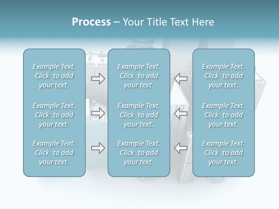 Growth Architecture City PowerPoint Template