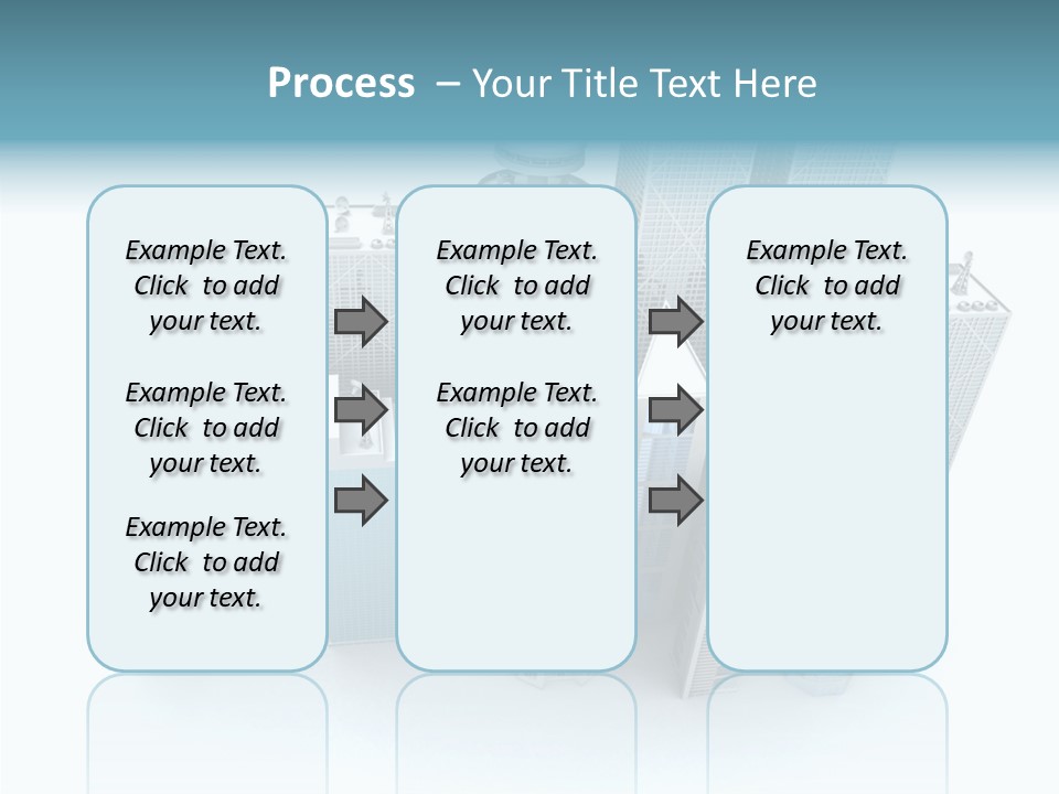 Growth Architecture City PowerPoint Template