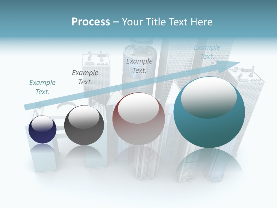 Growth Architecture City PowerPoint Template
