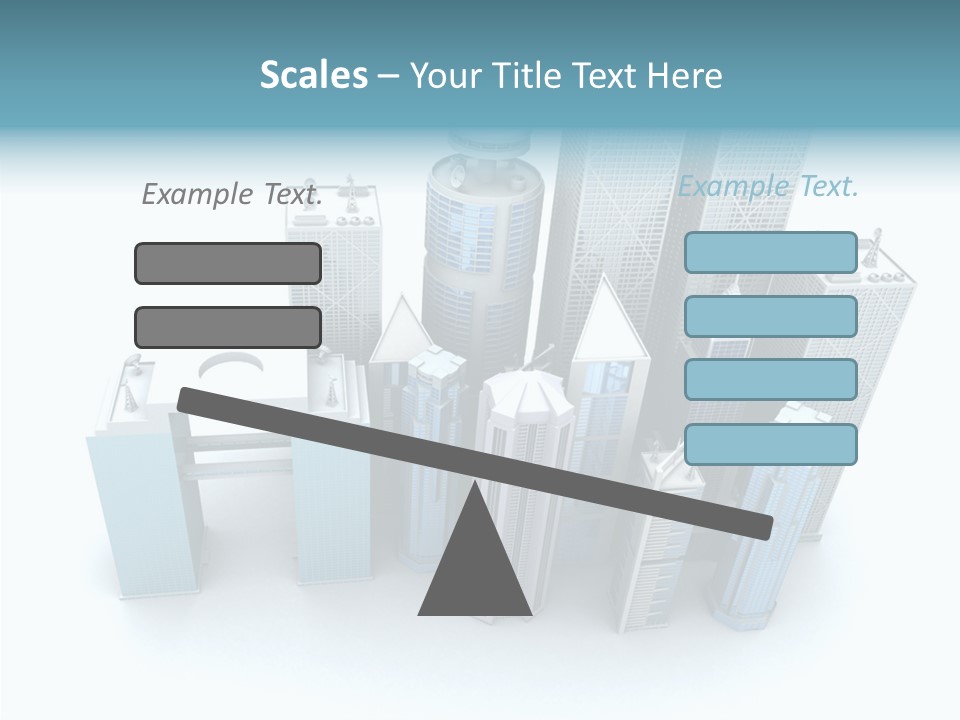 Growth Architecture City PowerPoint Template