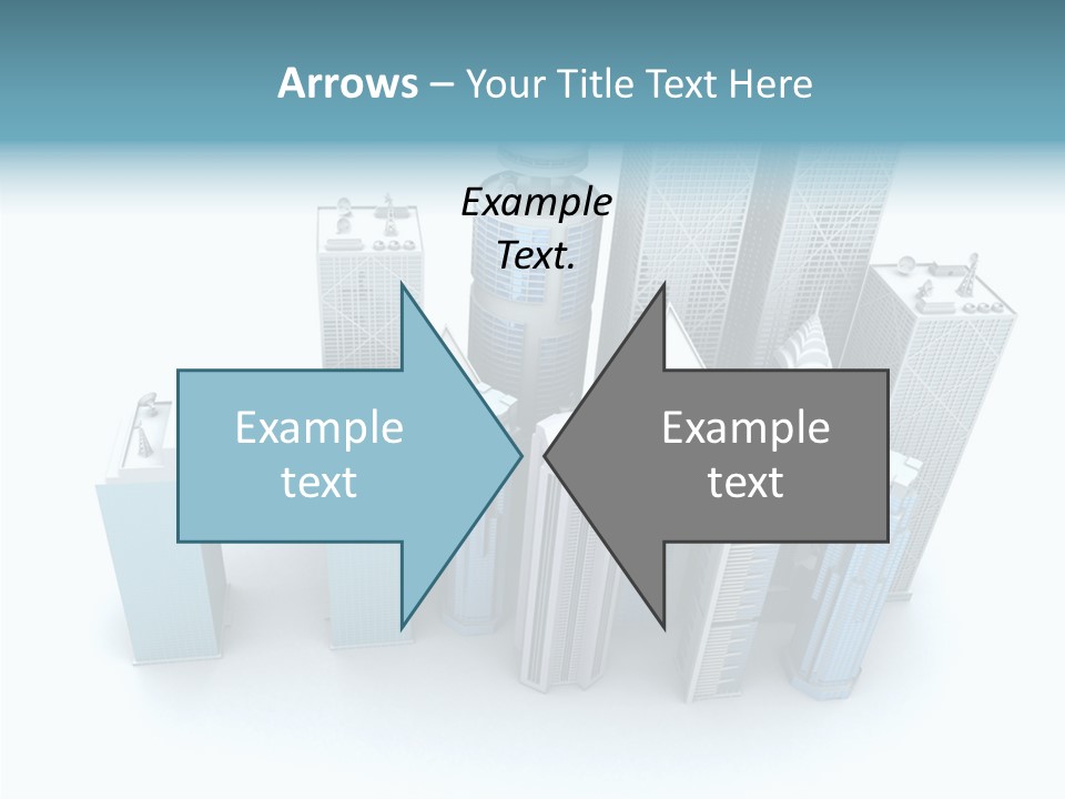 Growth Architecture City PowerPoint Template