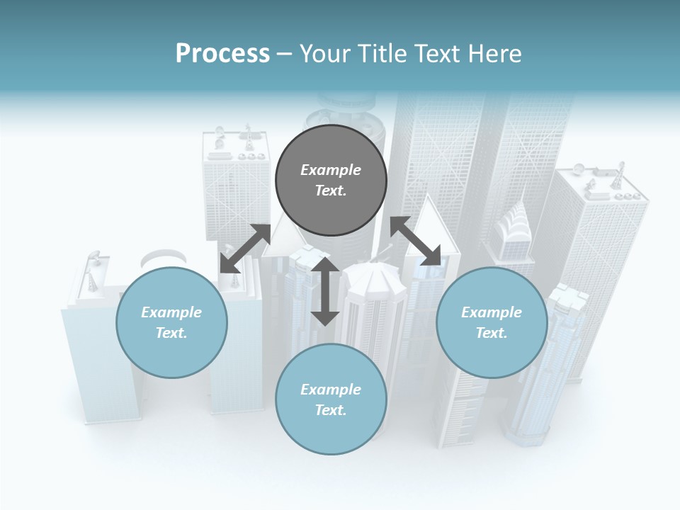 Growth Architecture City PowerPoint Template