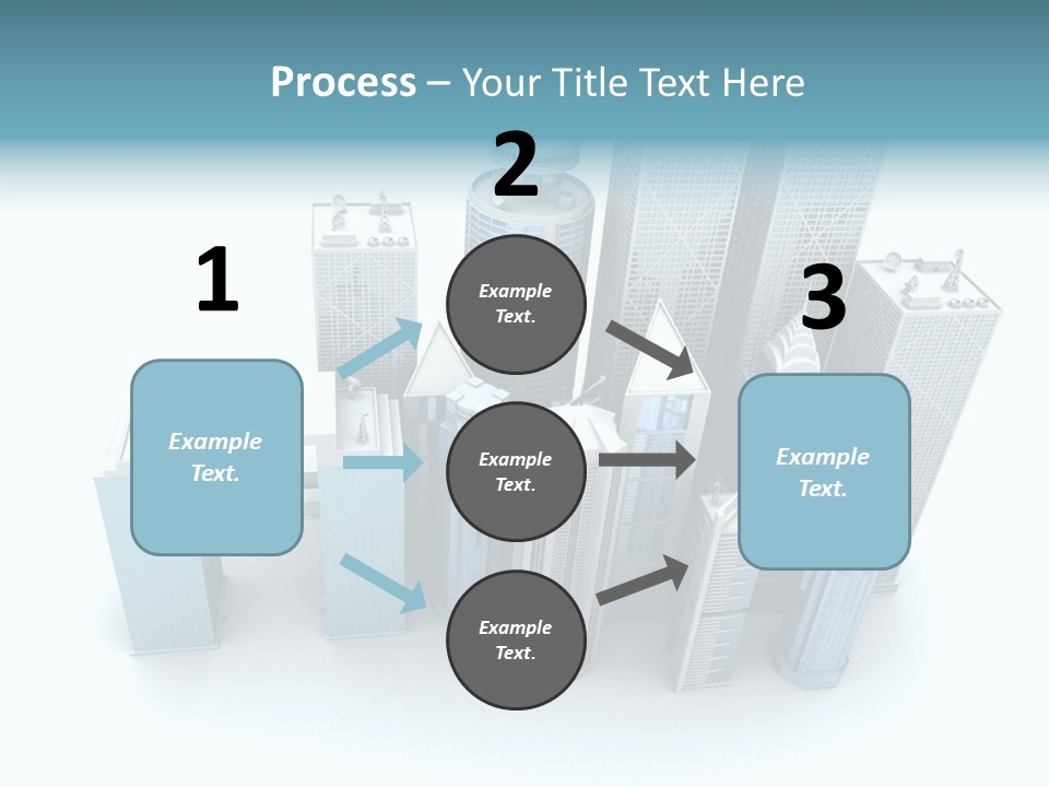 Growth Architecture City PowerPoint Template