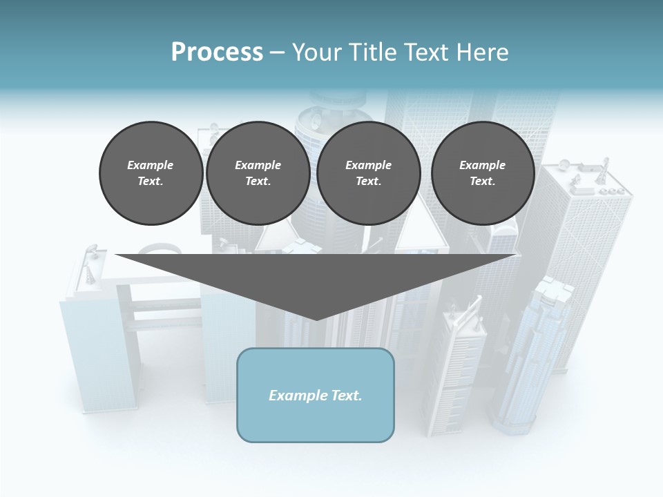 Growth Architecture City PowerPoint Template