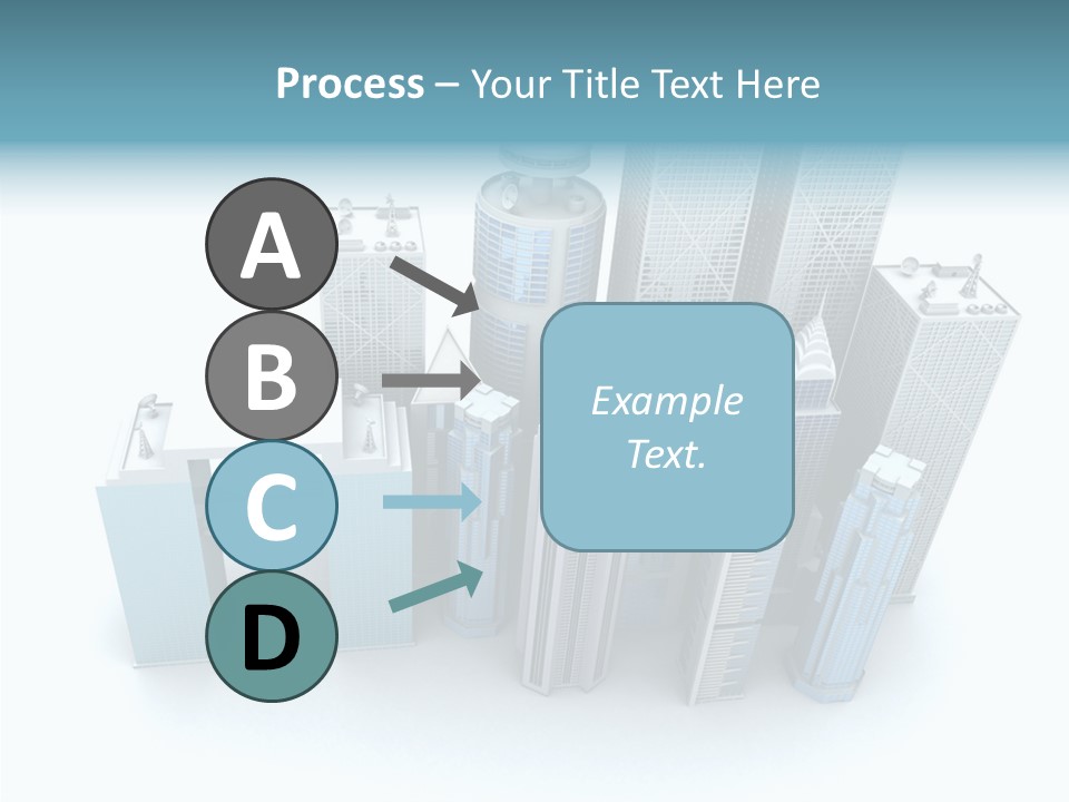 Growth Architecture City PowerPoint Template