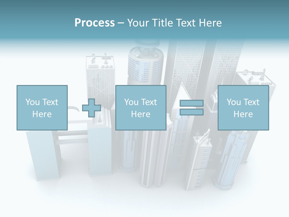 Growth Architecture City PowerPoint Template
