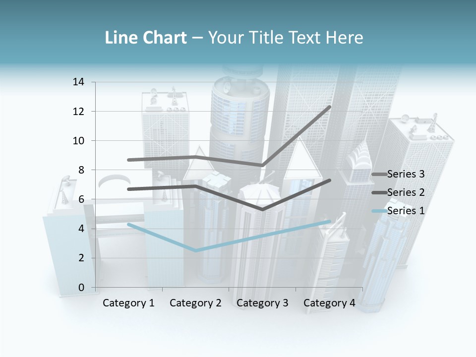Growth Architecture City PowerPoint Template