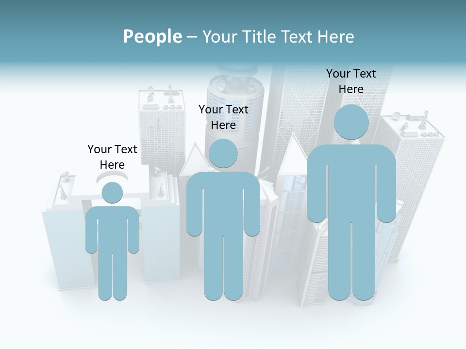 Growth Architecture City PowerPoint Template