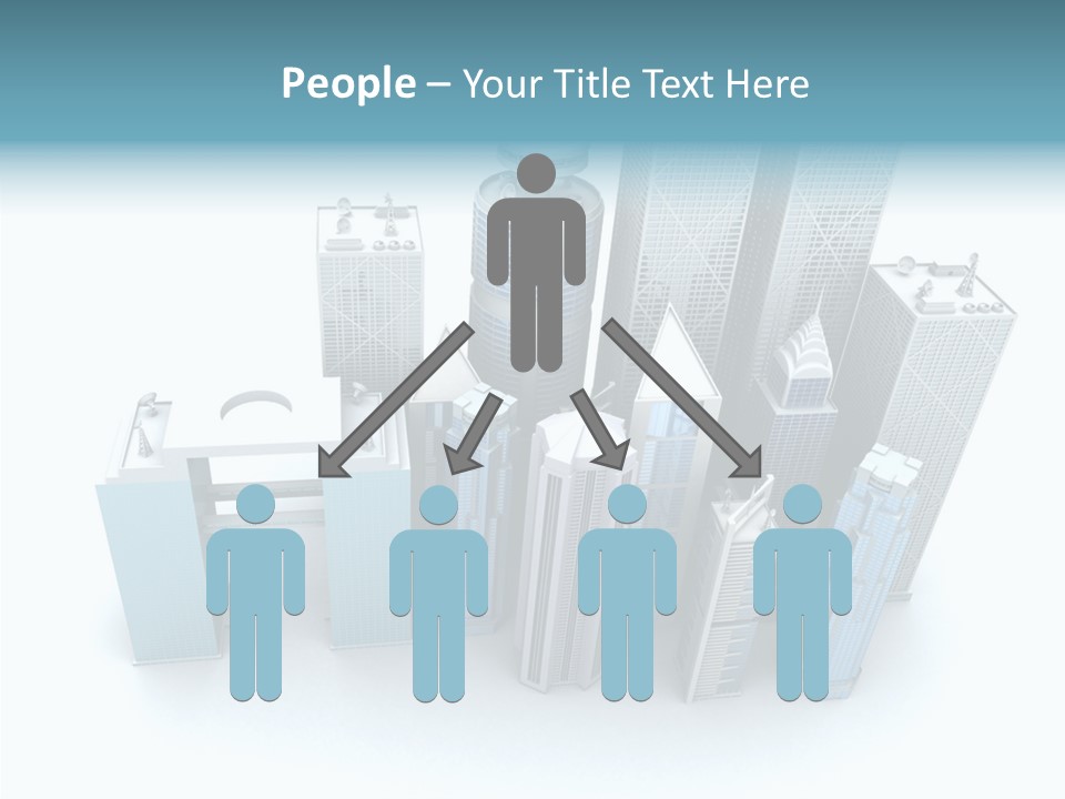 Growth Architecture City PowerPoint Template