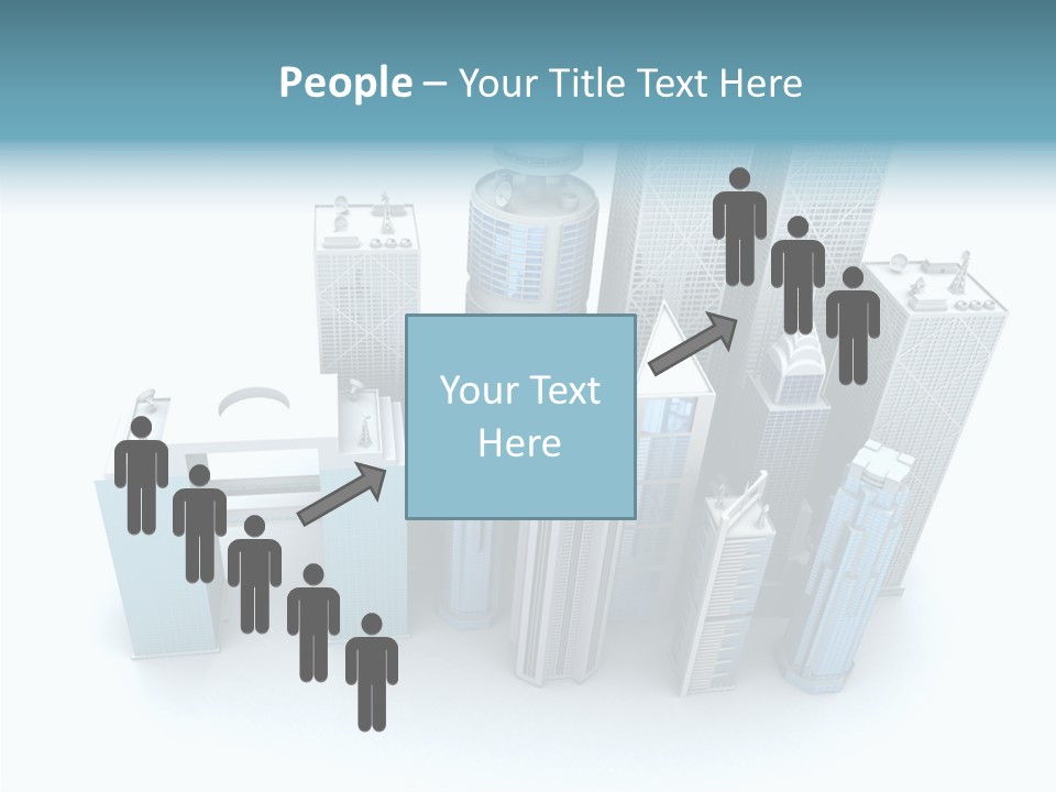 Growth Architecture City PowerPoint Template