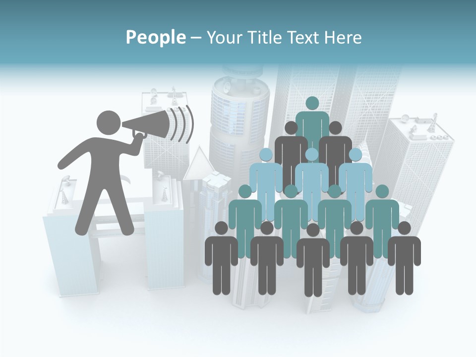 Growth Architecture City PowerPoint Template