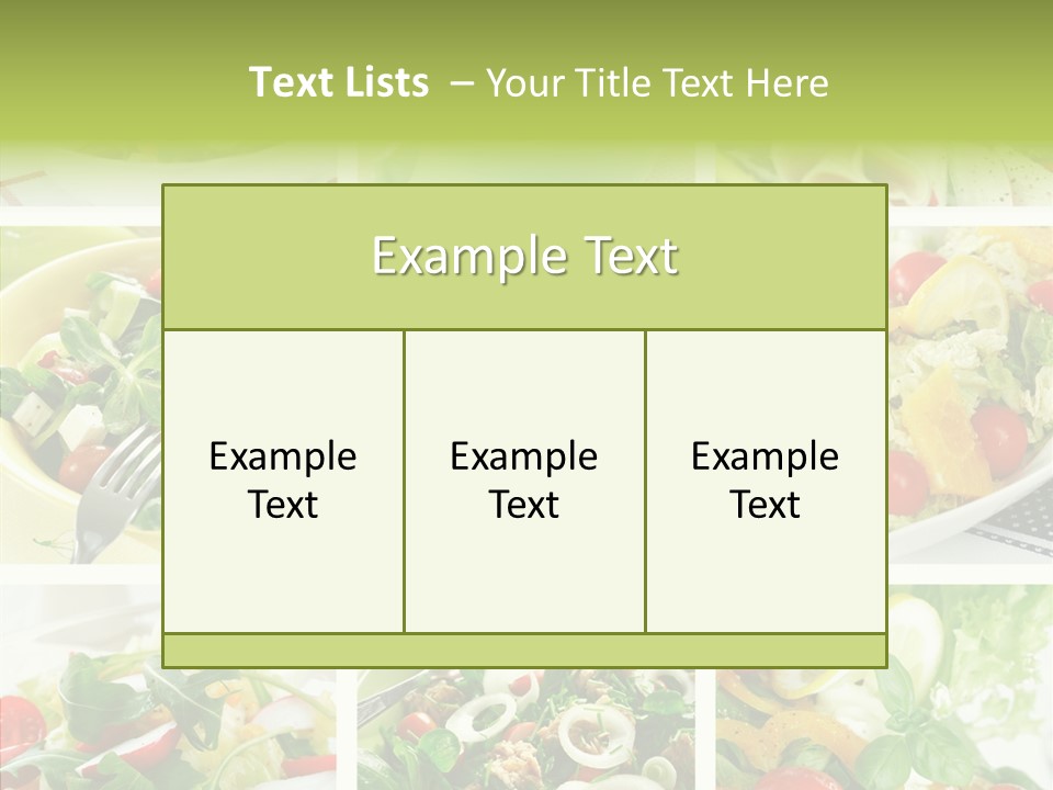 Appetizer Food Tasty PowerPoint Template