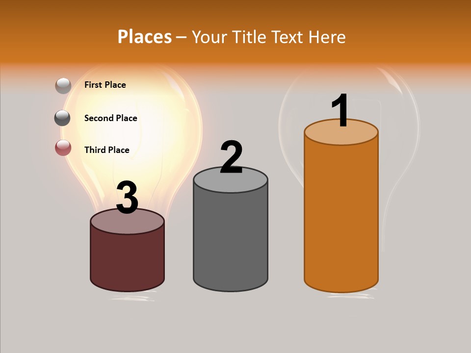 Electricity Reflection Illustration PowerPoint Template