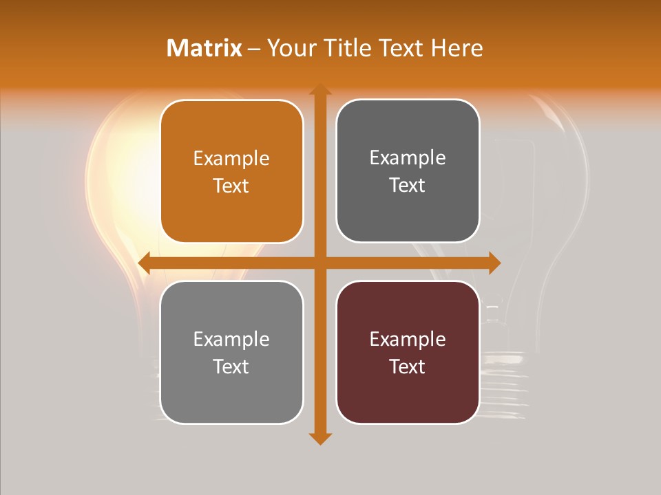 Electricity Reflection Illustration PowerPoint Template