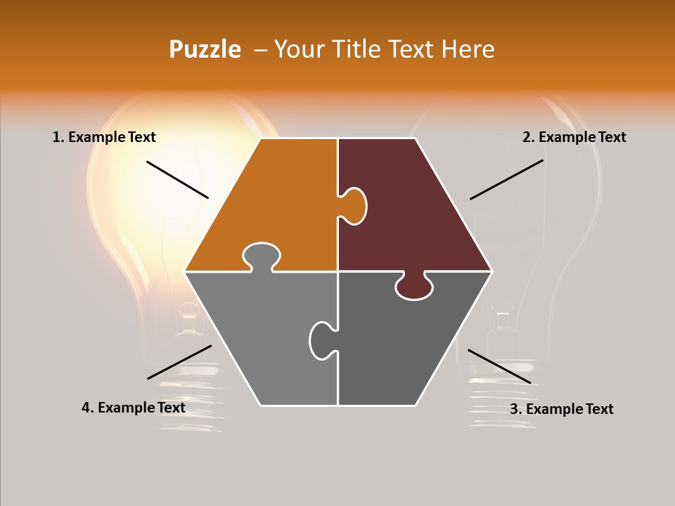 Electricity Reflection Illustration PowerPoint Template