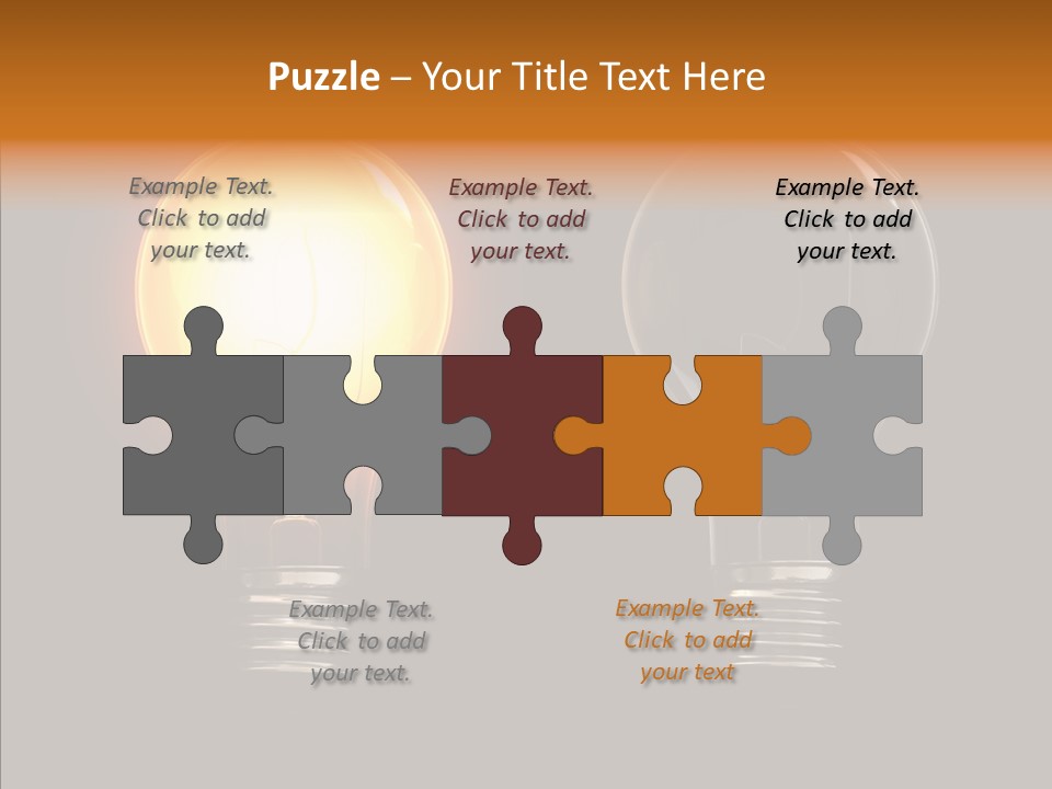 Electricity Reflection Illustration PowerPoint Template