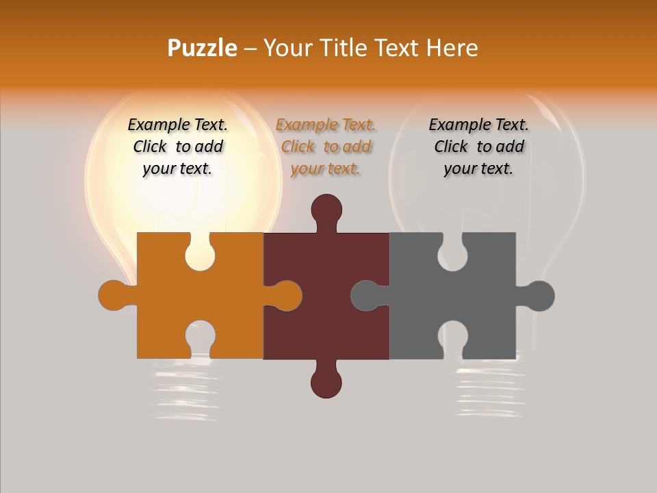 Electricity Reflection Illustration PowerPoint Template