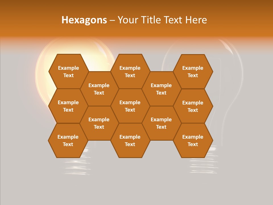 Electricity Reflection Illustration PowerPoint Template