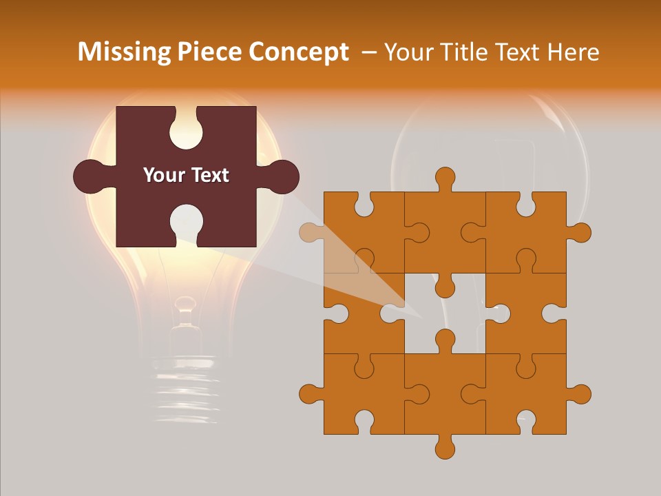 Electricity Reflection Illustration PowerPoint Template