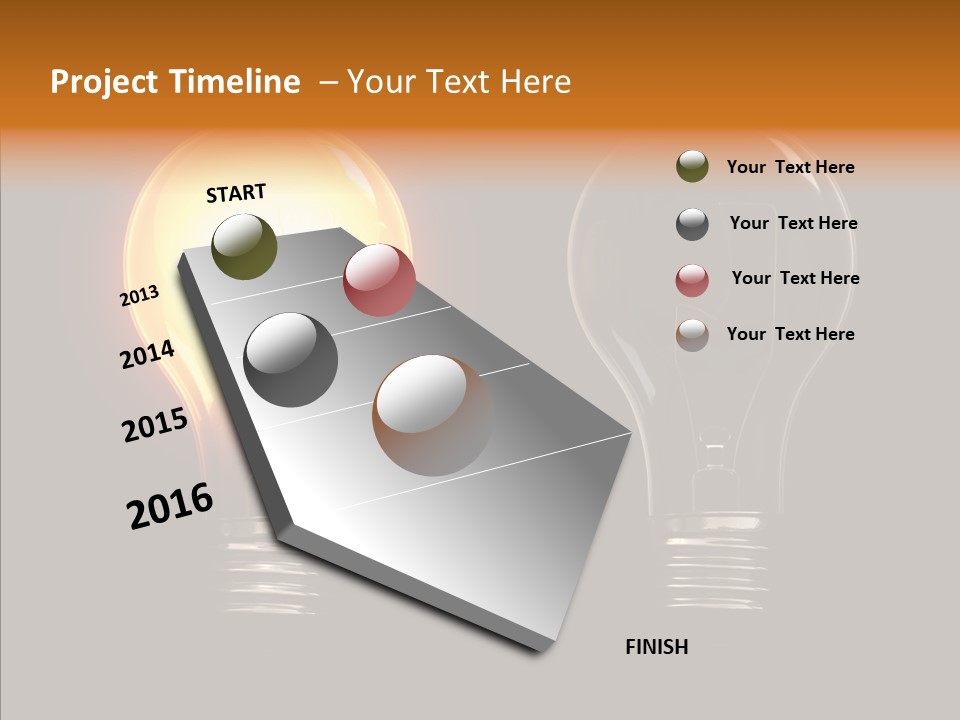 Electricity Reflection Illustration PowerPoint Template