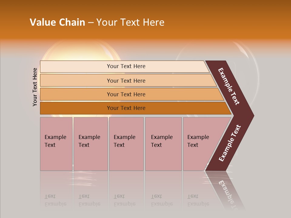 Electricity Reflection Illustration PowerPoint Template