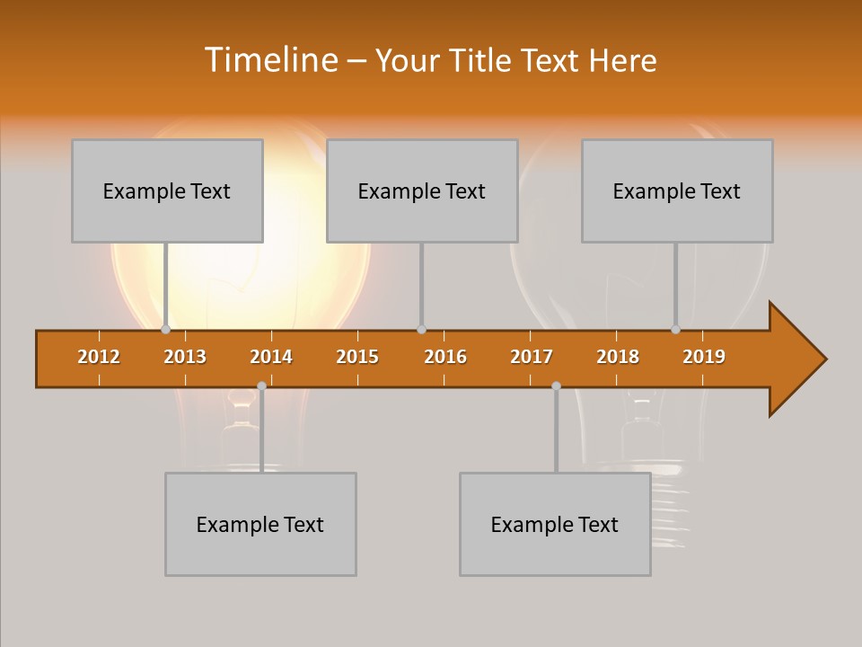 Electricity Reflection Illustration PowerPoint Template