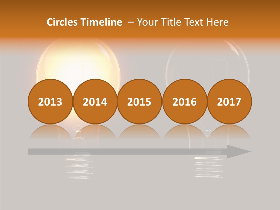 Electricity Reflection Illustration PowerPoint Template