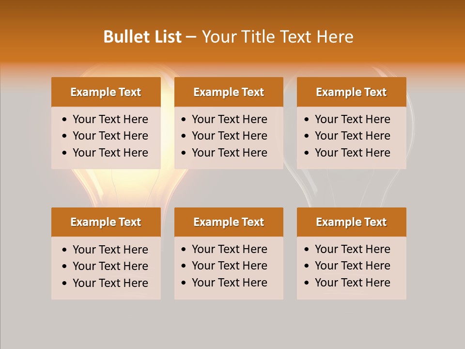 Electricity Reflection Illustration PowerPoint Template