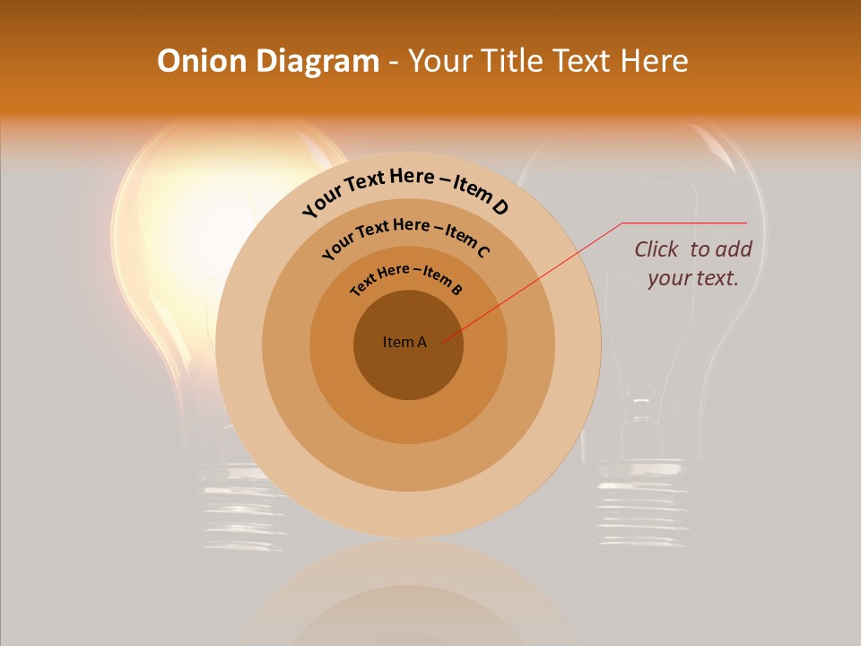 Electricity Reflection Illustration PowerPoint Template