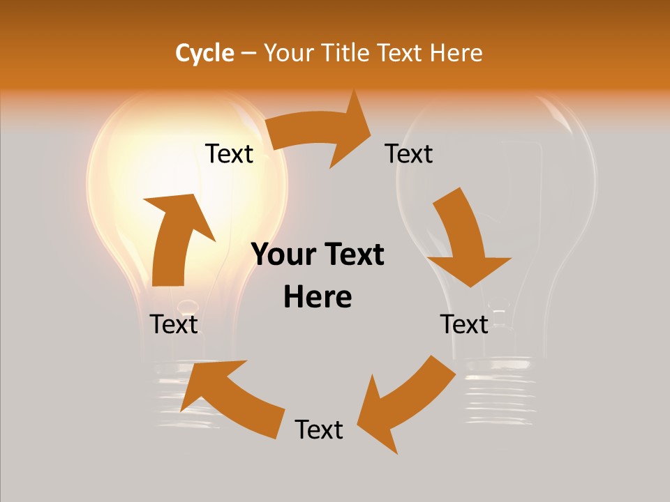 Electricity Reflection Illustration PowerPoint Template
