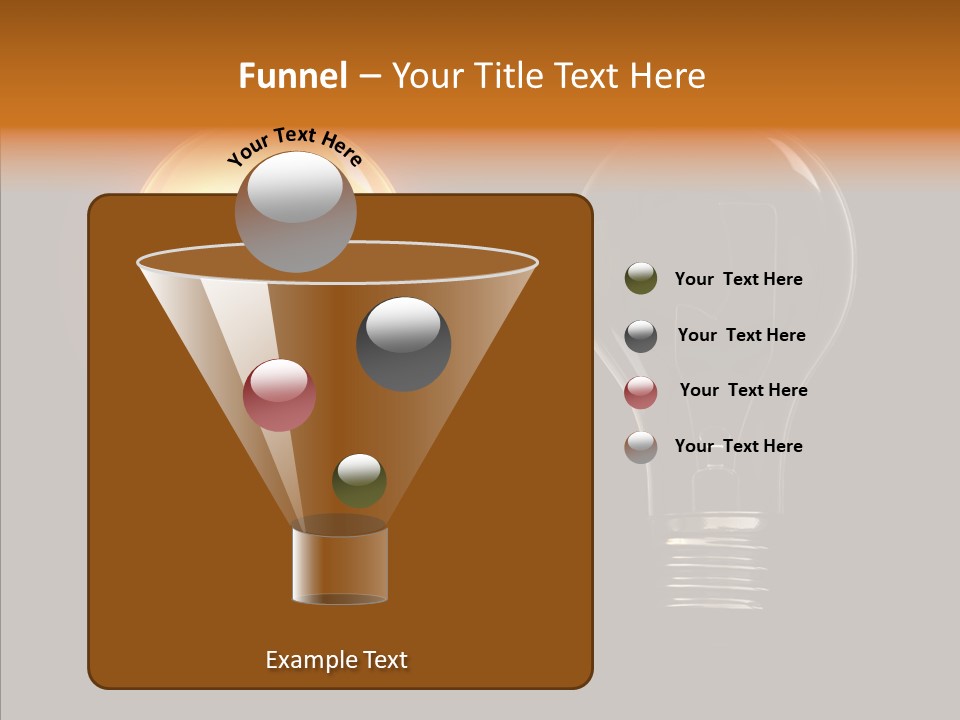 Electricity Reflection Illustration PowerPoint Template