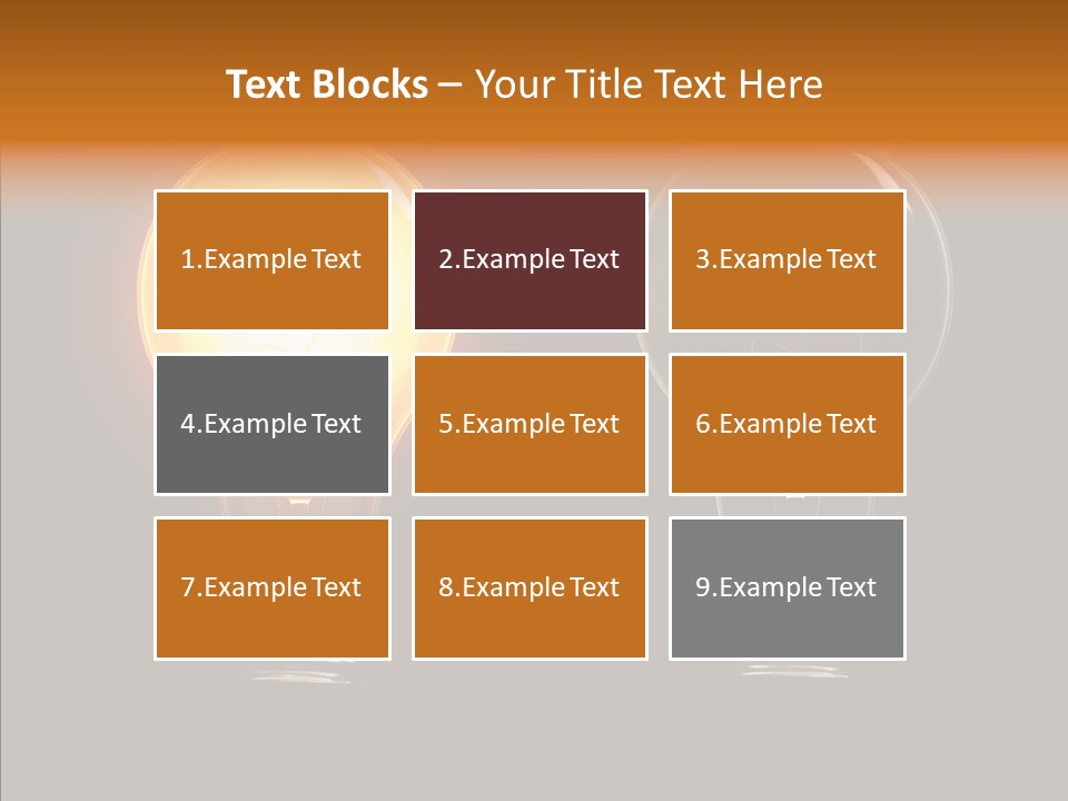 Electricity Reflection Illustration PowerPoint Template