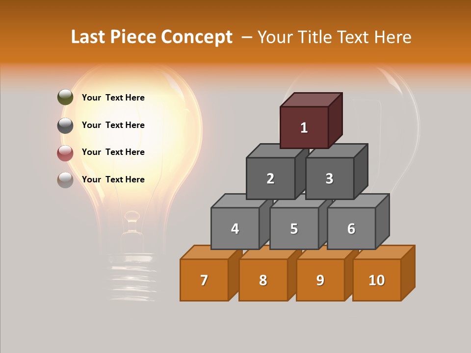 Electricity Reflection Illustration PowerPoint Template