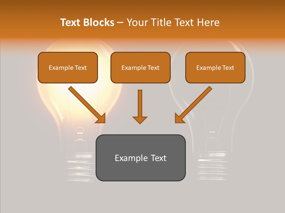 Electricity Reflection Illustration PowerPoint Template