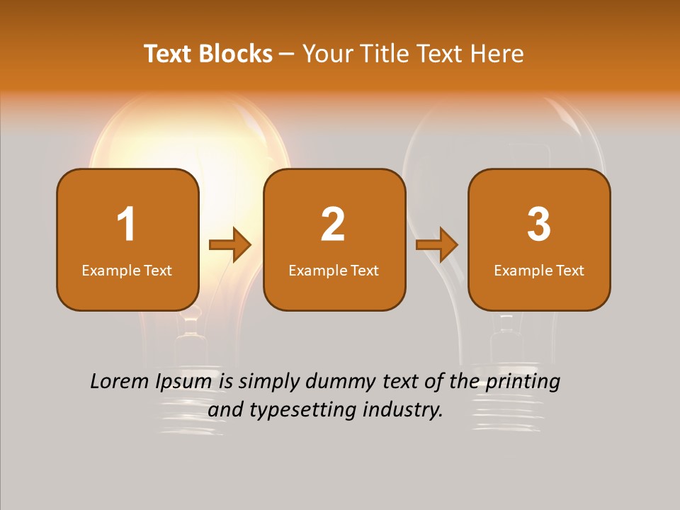Electricity Reflection Illustration PowerPoint Template