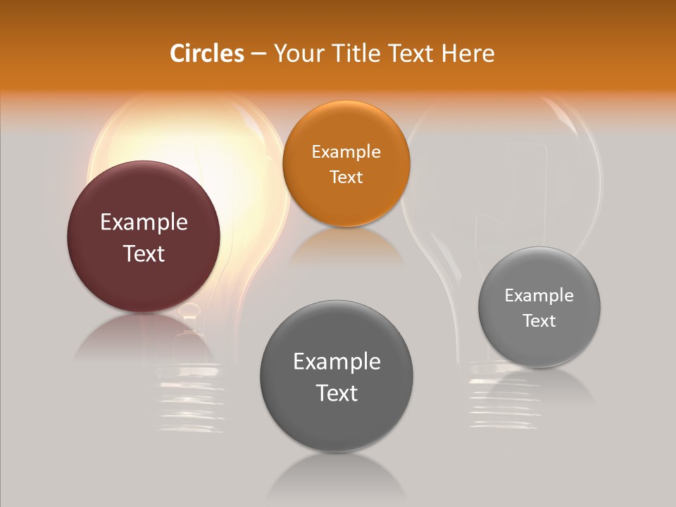 Electricity Reflection Illustration PowerPoint Template