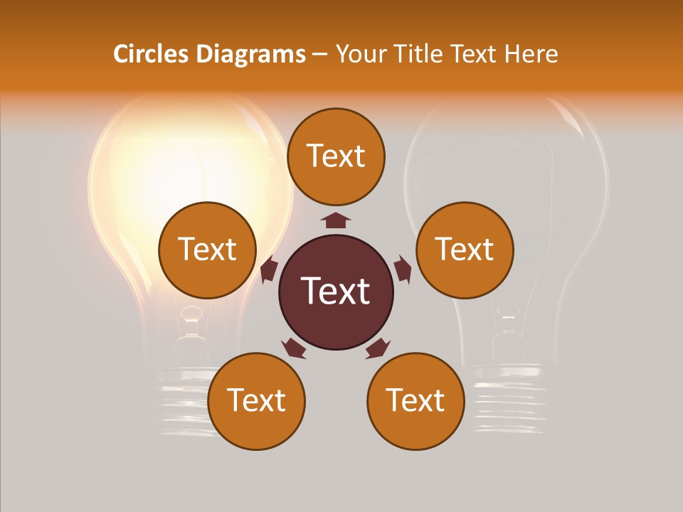 Electricity Reflection Illustration PowerPoint Template