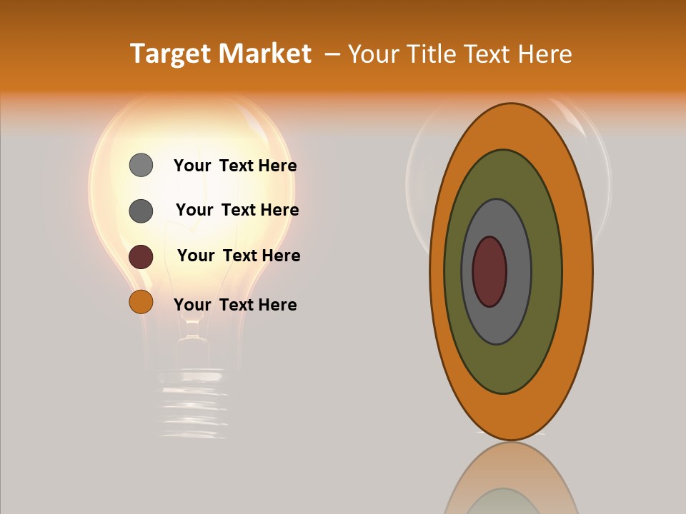 Electricity Reflection Illustration PowerPoint Template