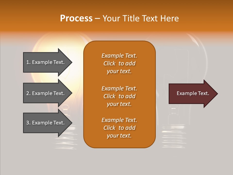 Electricity Reflection Illustration PowerPoint Template