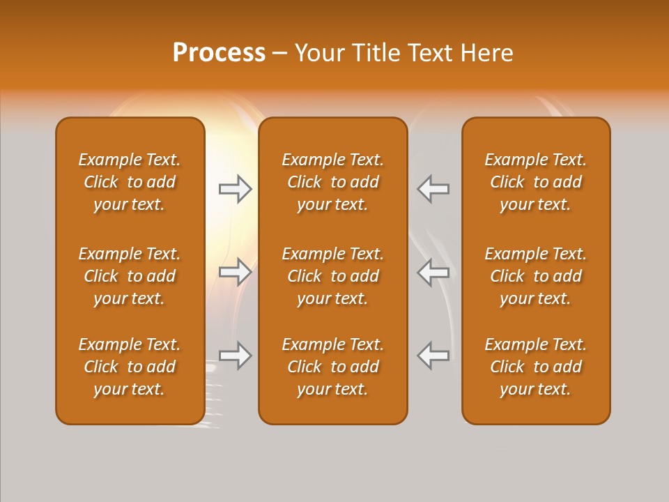 Electricity Reflection Illustration PowerPoint Template