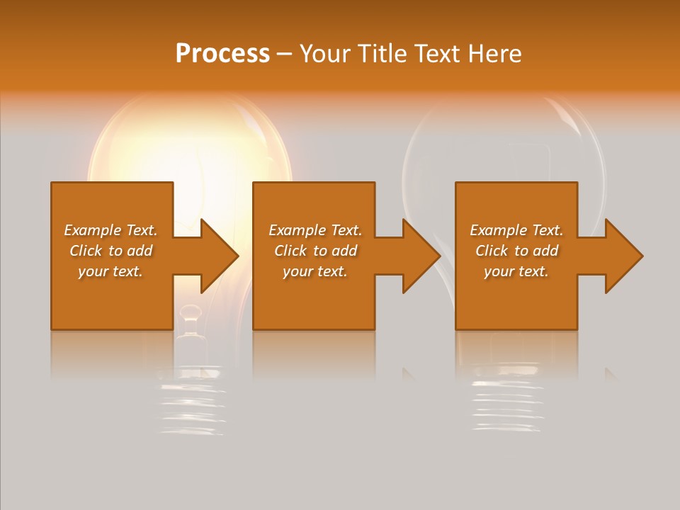 Electricity Reflection Illustration PowerPoint Template