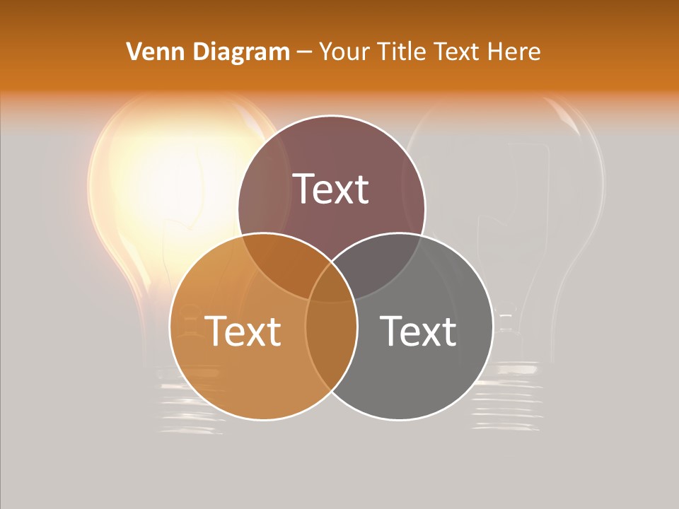 Electricity Reflection Illustration PowerPoint Template