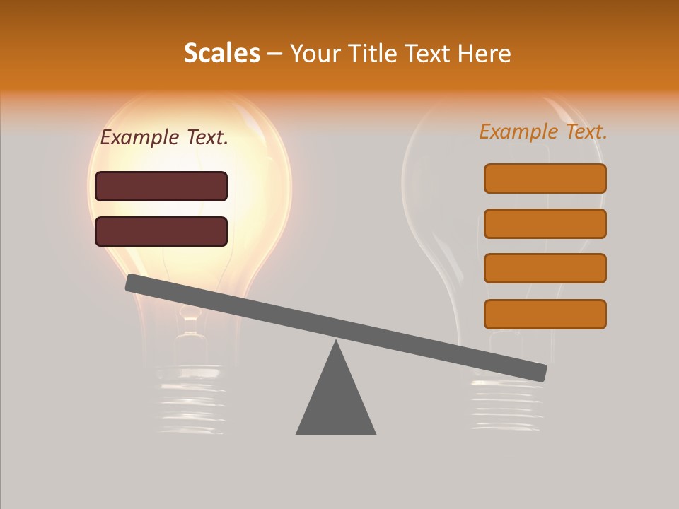 Electricity Reflection Illustration PowerPoint Template