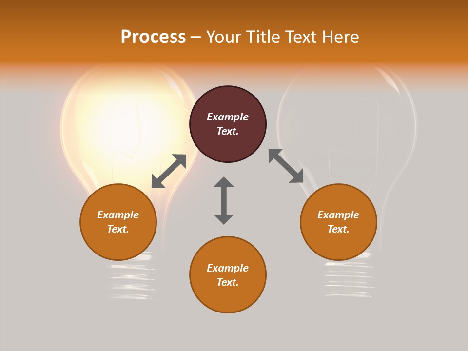 Electricity Reflection Illustration PowerPoint Template