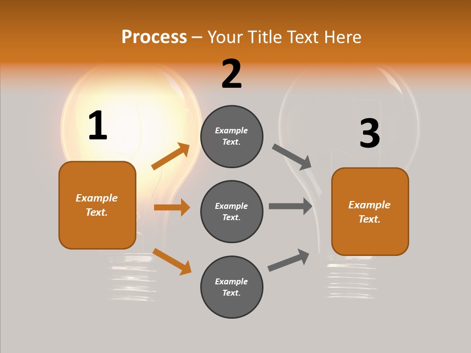 Electricity Reflection Illustration PowerPoint Template