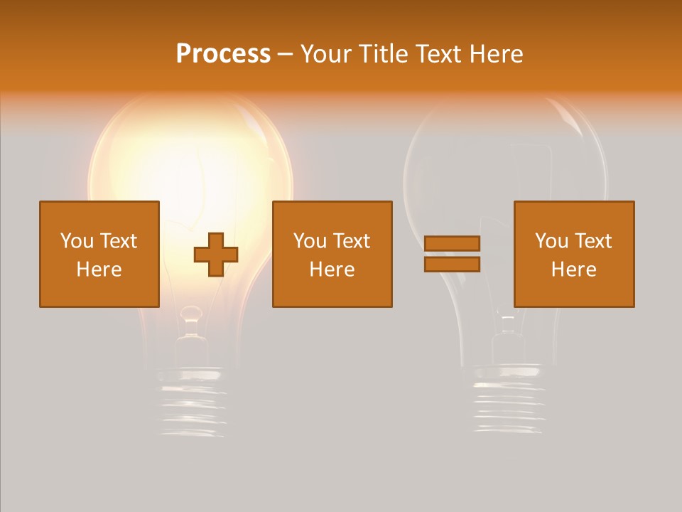 Electricity Reflection Illustration PowerPoint Template