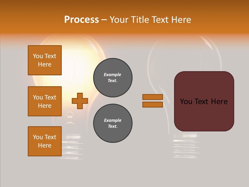 Electricity Reflection Illustration PowerPoint Template